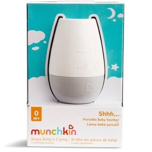 Munchkin® Shhh…™ Portable Baby Sleep Soother White Noise Sound Machine and Night